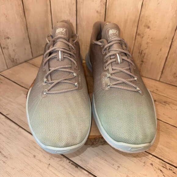 Nike Flex Supreme TR5 Womens Sz 10 Running Training Shoes Sneakers Blue White - Picture 4 of 10